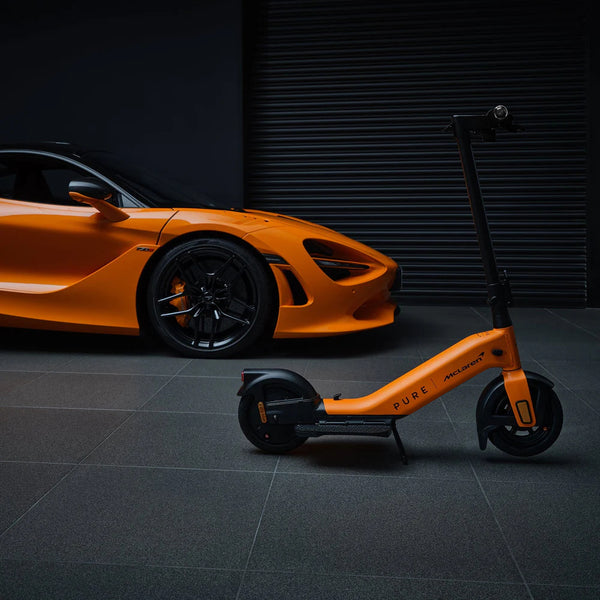 【公道走行可能】PURE x McLaren Papaya 電動キックボード｜特定小型原付｜免許不要・折りたたみ式