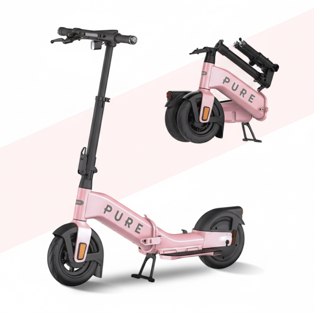 公道走行可能】Pure Flex 電動キックボード｜免許不要・折りたたみ式